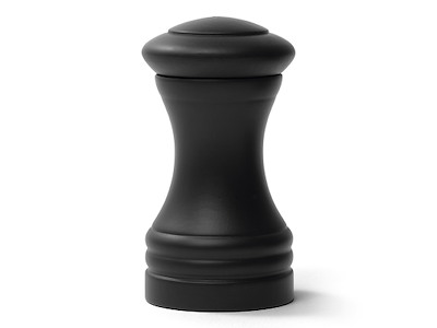 Saltkværn 10 cm Bouillon Sort