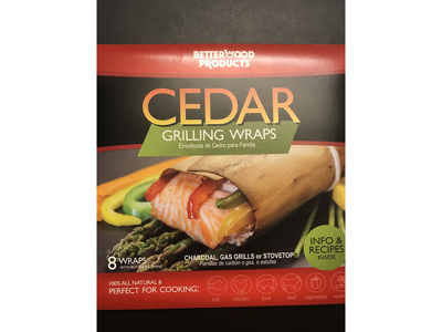 Envolturas de parrilla Cedartræ 8-pak