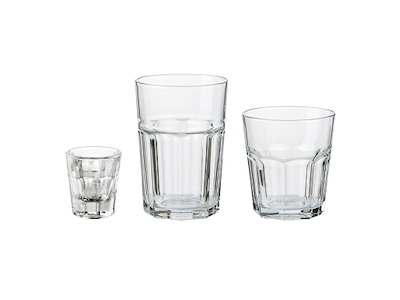 Paquete de vidrio Atelier Granito Café 18 piezas