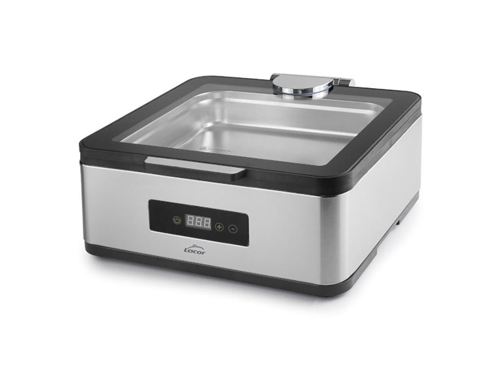 Lacor Plato Calentador Eléctrico GN 2/3 – Negro 4L