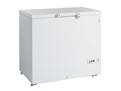 Congelador horizontal 273 ltr Blanco con ruedas y cerradura