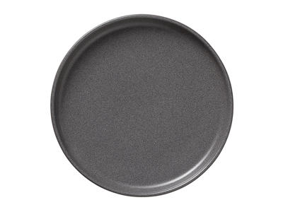 Plato - Cerámica - Gris - Ø22cm - 30mm