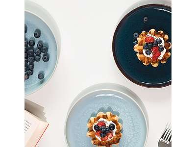 Plato Elaborado 21 cm Denim