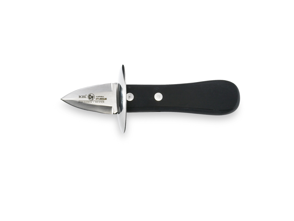 Cuchillo para ostras - Acero inoxidable - Negro - 50cm