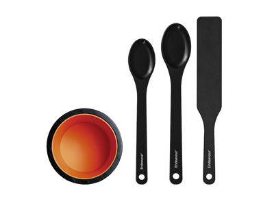 Soporte de herramientas Negro c/3 herramientas