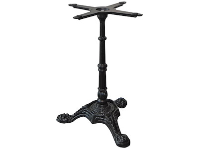 Zederkof África 3 base en hierro fundido negro