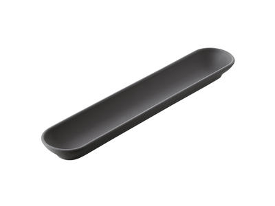 Bandeja 27x5 cm No vidriada Negra Sólida