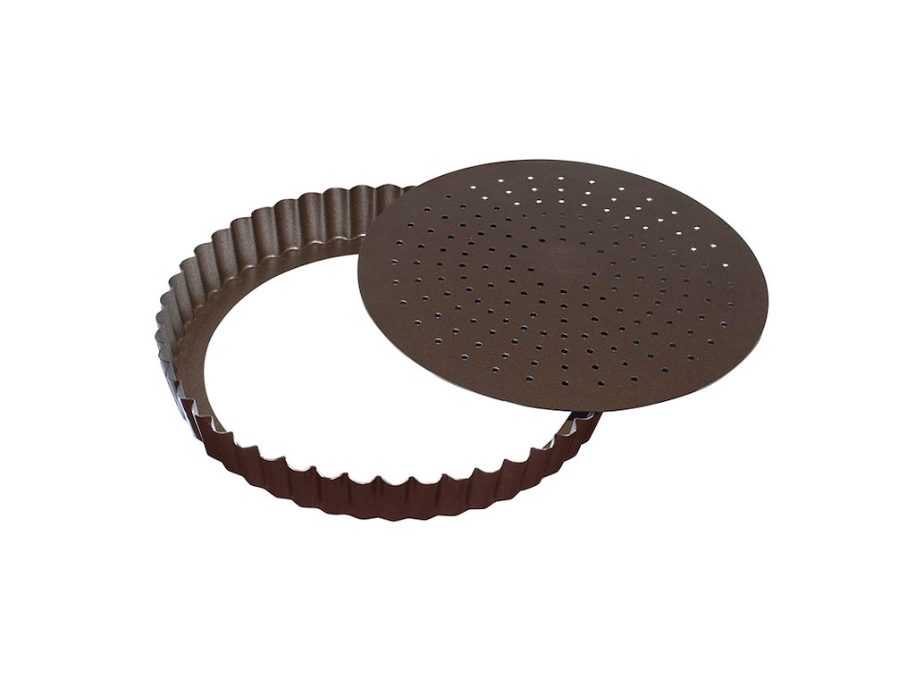 Molde para tarta antiadherente perf. c/fondo desmontable 22