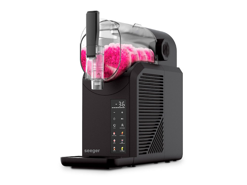 Seeger Slush Ice Máquina, 1,5-2 L en negro
