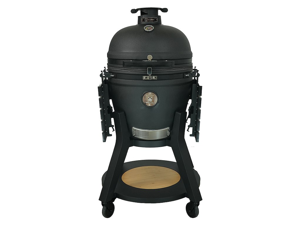 Kamado L Pro Smooth Mat Sort inkl. Cover