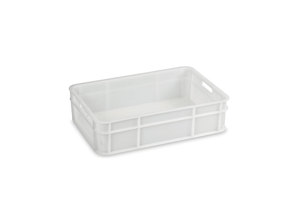 Caja apilable, blanca 27 ltr. 60x40x15 cm
