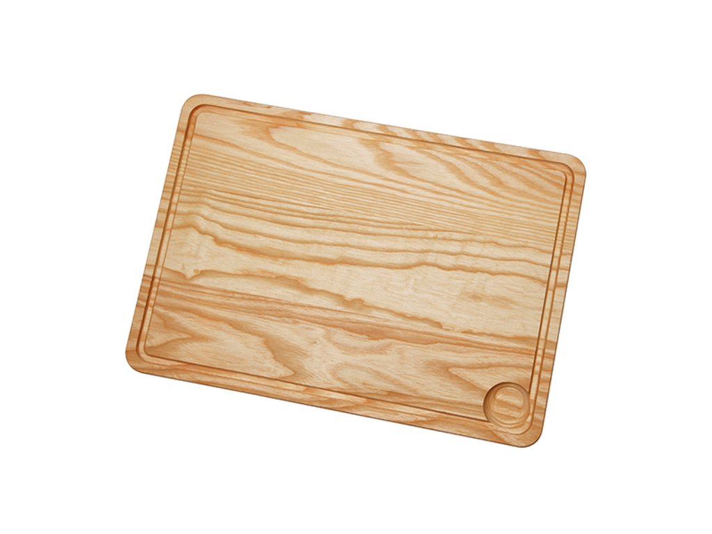 Tabla de cortar en fresno, 50x35x2 cm