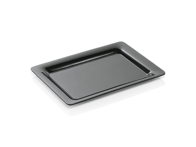 Plato Melamina negra 2 cm GN1/2