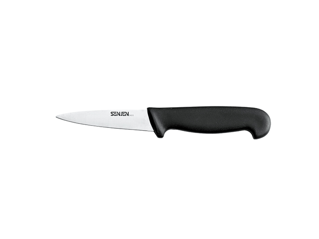 Cuchillo de hierbas, 8 cm, Senjen Basis, negro