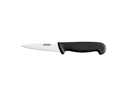 Cuchillo de hierbas, 8 cm, Senjen Basis, negro
