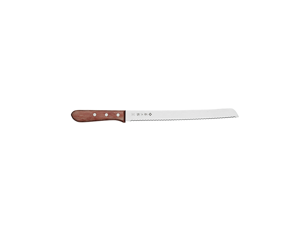 Tojiro Cuchillo de Pan, 23,5 cm, mango de madera