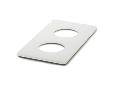 Bandeja para 2 Botellas 32,5x17,5 cm Blanca Una Escena