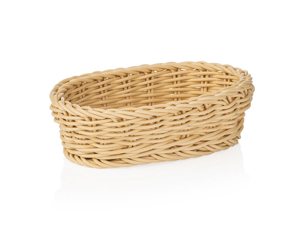 Cesta de pan Luz Beige 19x12x6 cm Weaver Pro