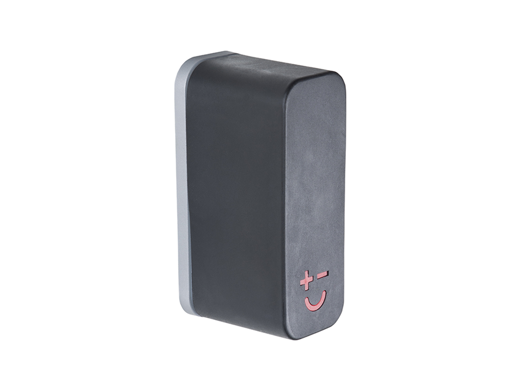 Imán de cuchillo Smiley para 2 cuchillos Negro