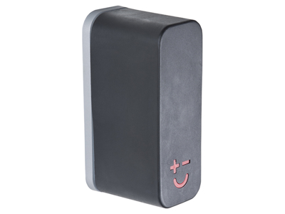 Imán de cuchillo Smiley para 2 cuchillos Negro