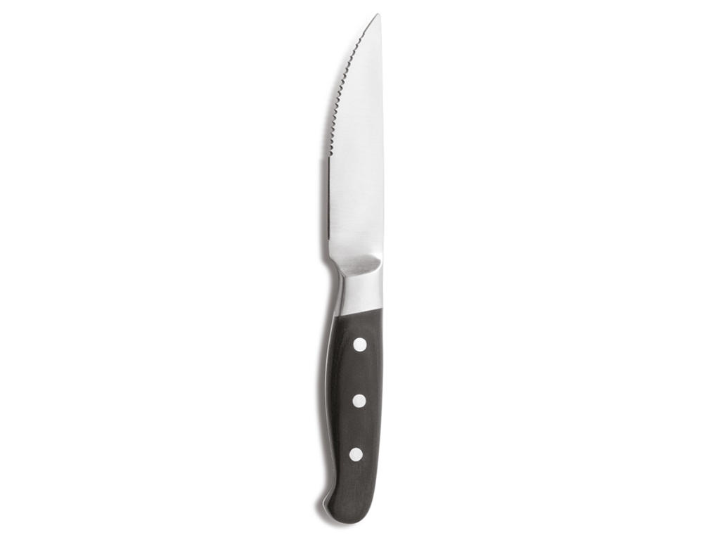 Cuchillo de carne negro