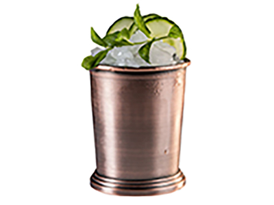 Taza sin asa mate cobre 8,5 cm 35 cl