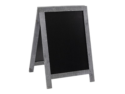 Tablero A-cartel Naturaleza Haya Gris 85x54,5cm