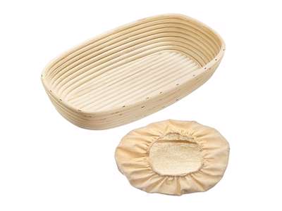 Cesta de elevación ovalada 33,5x20,5 con tela