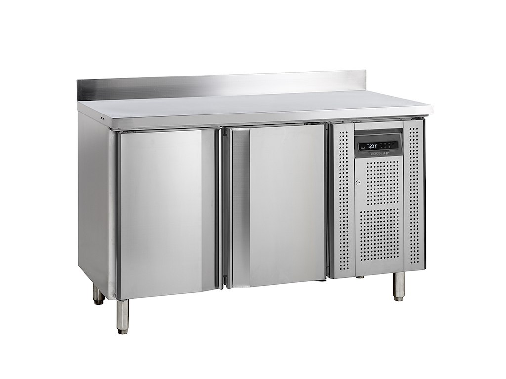 Mostrador refrigerado 2 puertas con borde trasero