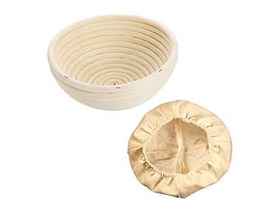 Cesta elevadora redonda 17,5cm con tela de algodón