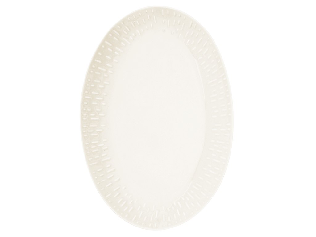 Fad Oval 36x25,5 cm Confetti Vanilla