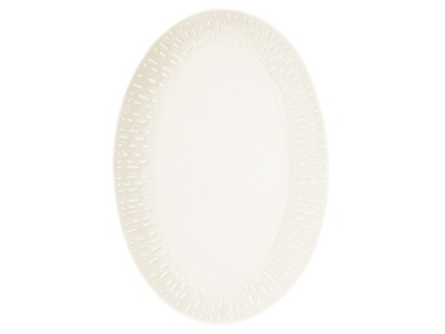 Fad Oval 36x25,5 cm Confetti Vanilla
