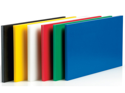 Tabla de cortar blanca 50x30x2 ranura/sumidero/dup