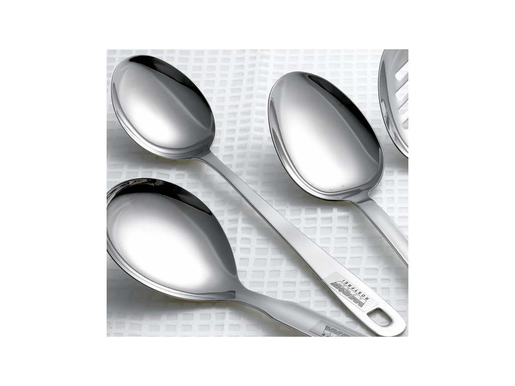 Cuchara, acero inoxidable 30 cm.