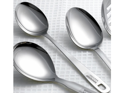 Cuchara, acero inoxidable 30 cm.