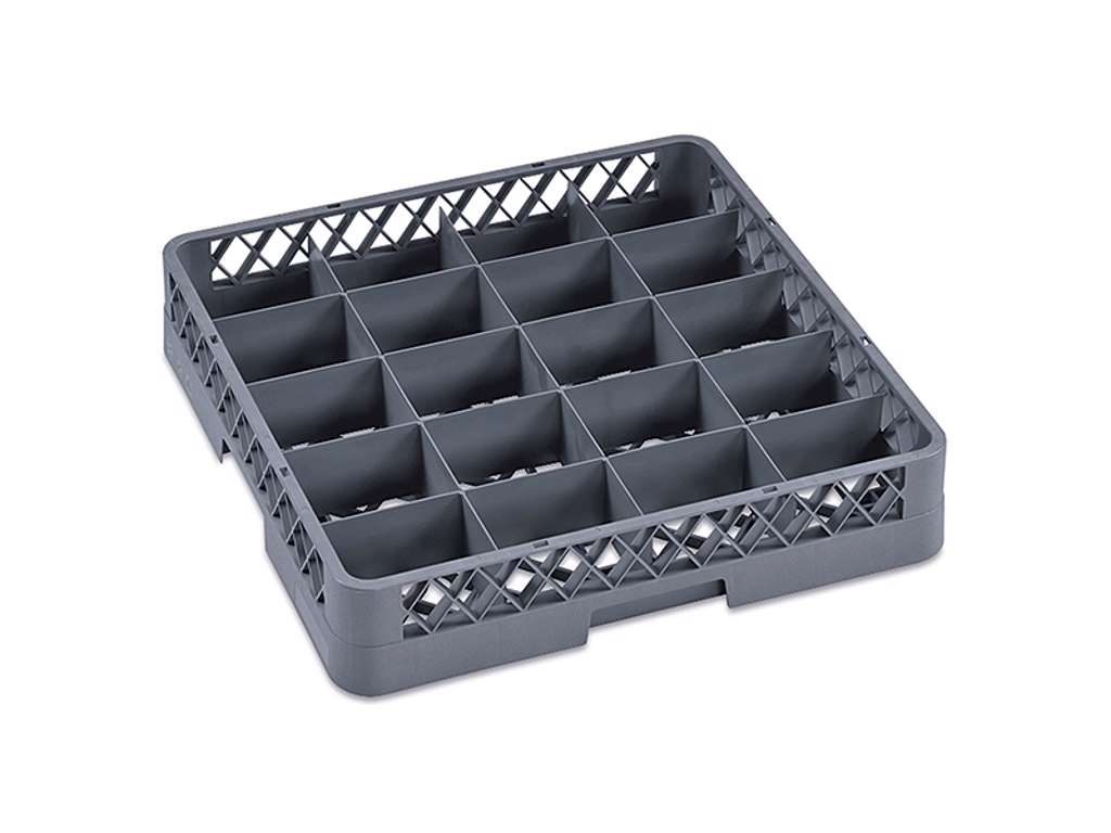 Bandeja de lavado para vasos/tazas 20 compartimentos gris