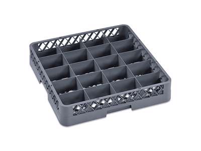 Bandeja de lavado para vasos/tazas 20 compartimentos gris