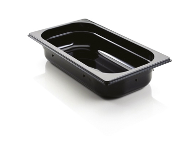 Cantina Policarbonato Negro 1/2 GN 6,5 cm