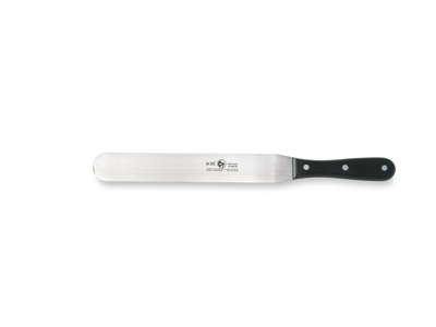 Cuchillo de paleta - Acero inoxidable - Negro - 250mm - Recto