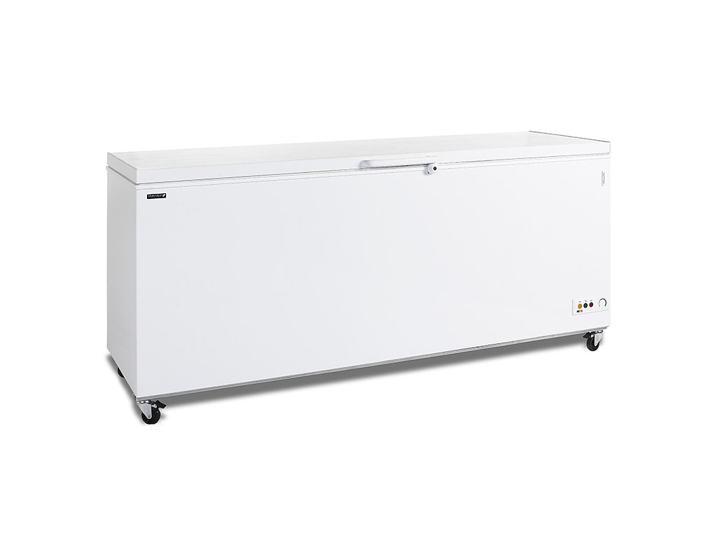 Congelador horizontal 593 ltr Blanco con ruedas y cerradura