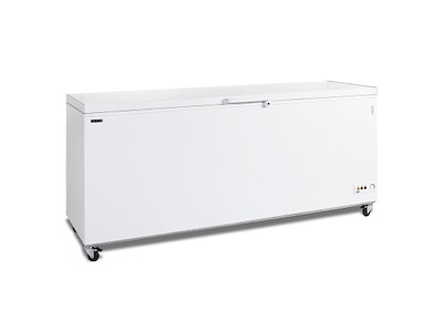 Congelador horizontal 593 ltr Blanco con ruedas y cerradura