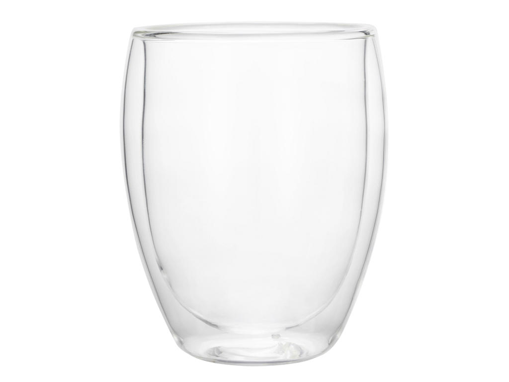 Vaso 350ml Doble pared 2 piezas Curvado