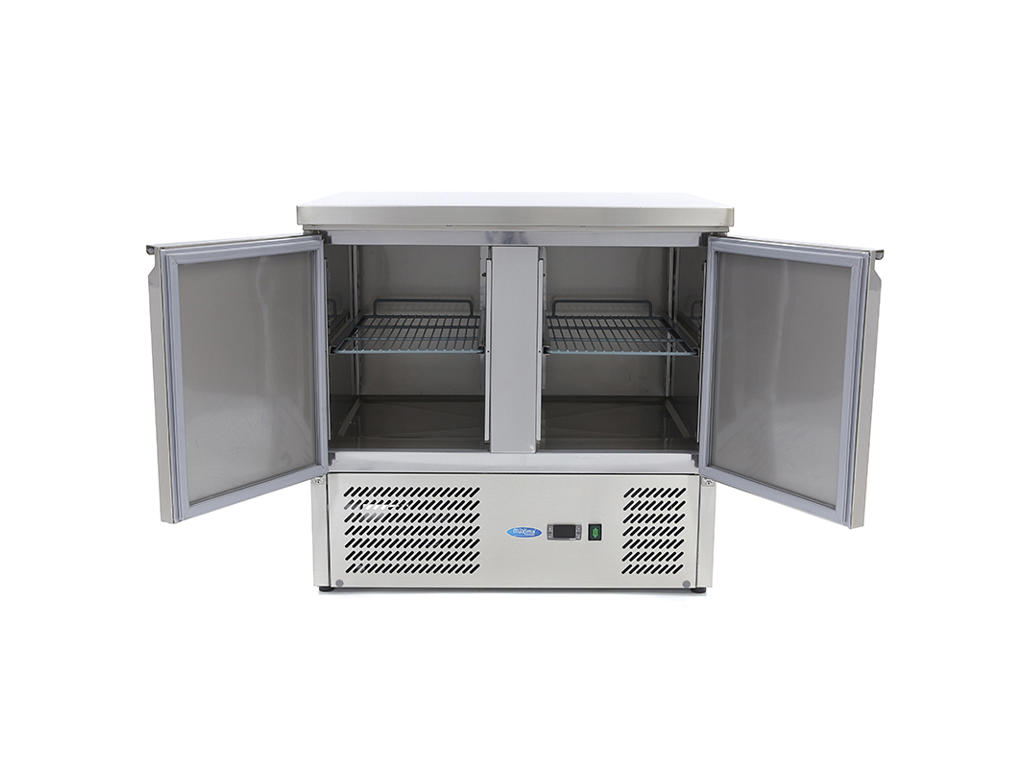 Mostrador refrigerado RF con 2 puertas 90x70x88cm