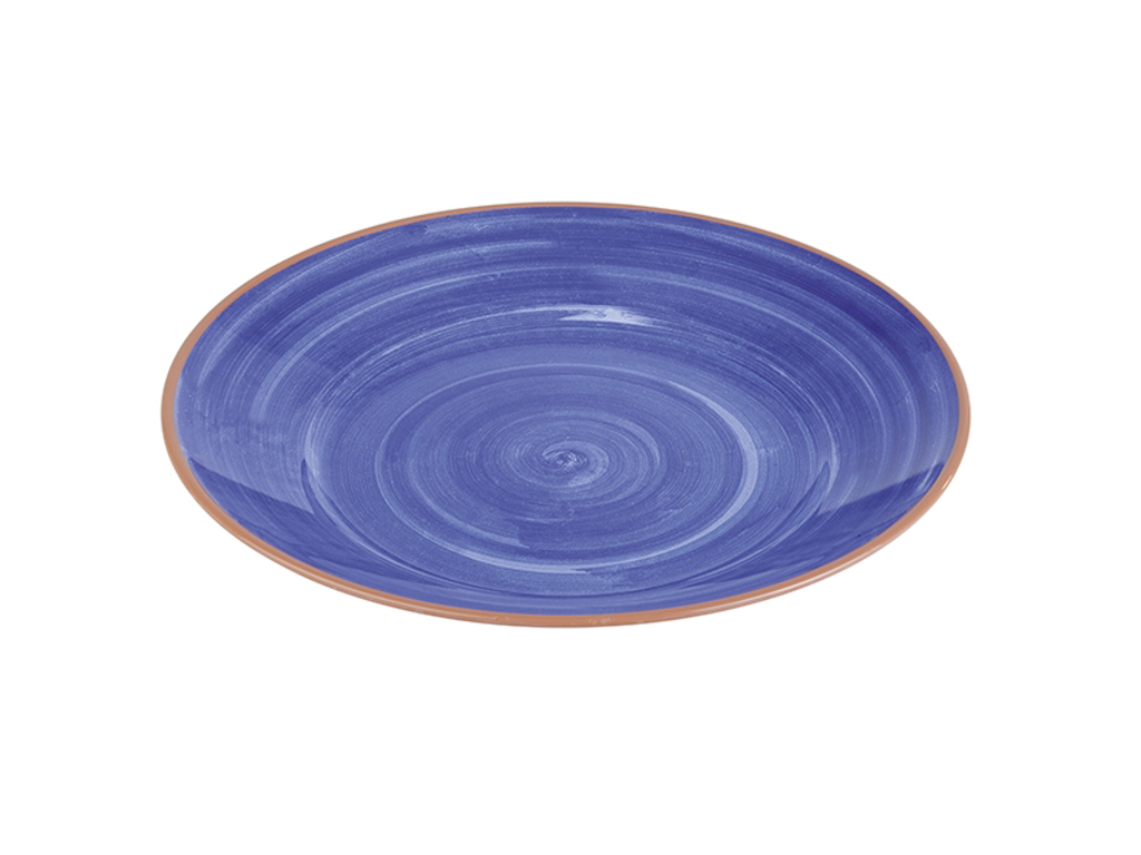 Plato melamina 40,5 azul