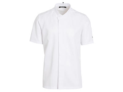 Kentauer Gourmet Chaqueta de Chef de Manga Corta, Blanca