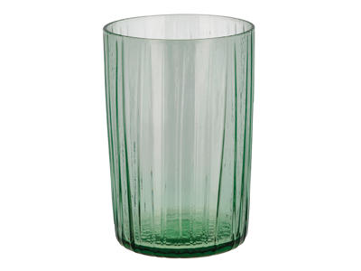 Vaso de vidrio Kusintha 28 cl 4 uds. Verde