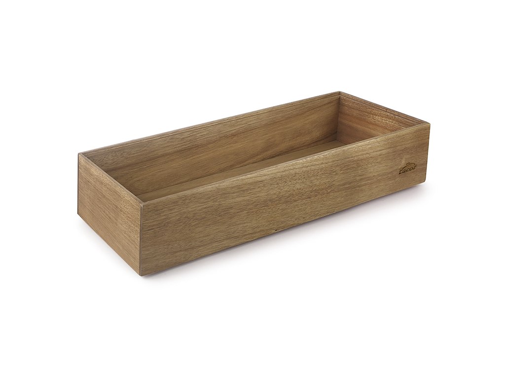 Buffetbox Melamina Aspecto Madera 1/3GN 8,5cm