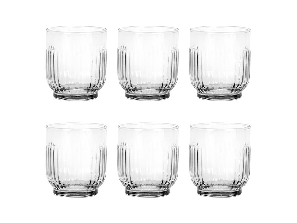 Paquete de 6 vasos claros de 33 cl