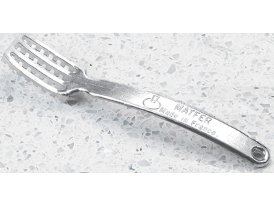 Rascador de escamas de pescado de aluminio 22 cm Matfer