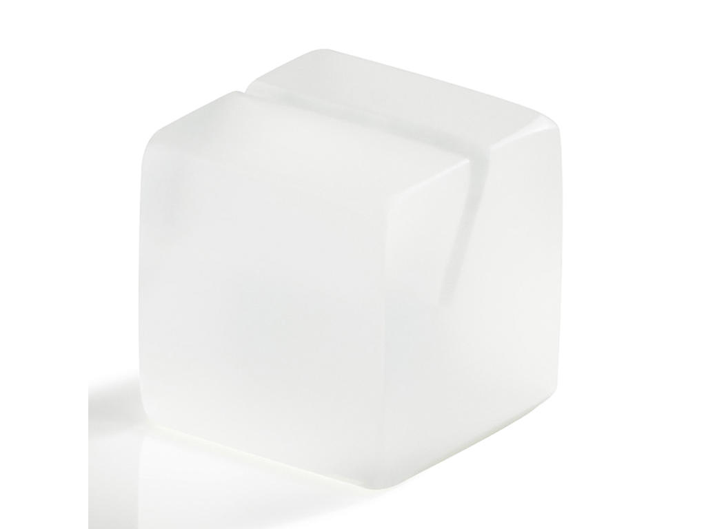 Soporte de menú 4x4 cm Blanco Mealplak